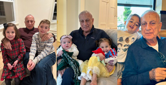 Carlo Spinella and grandkids