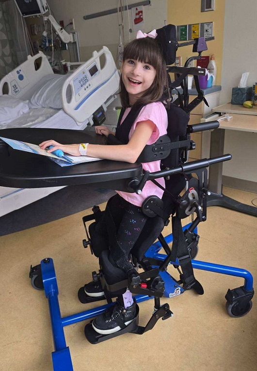 Severe Cerebral Palsy Girl