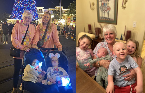 Sandy Mazzeo and Grandchildren