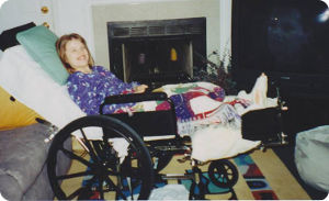 shannon in wheelchair