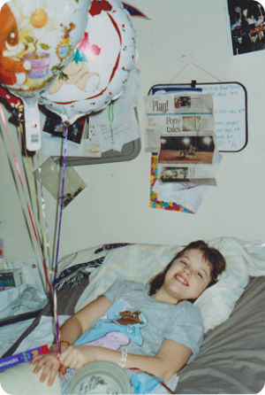 shannon in hospital bed