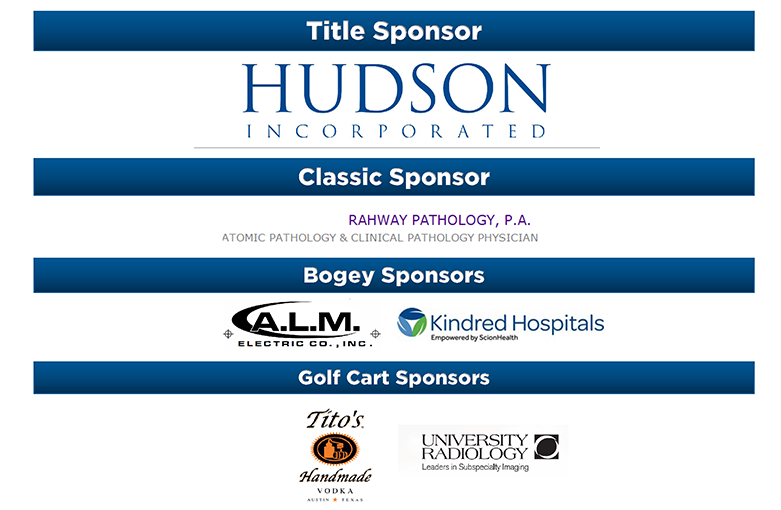 2023 Sponsorship Listing TRMC and Rahway Golf Classic