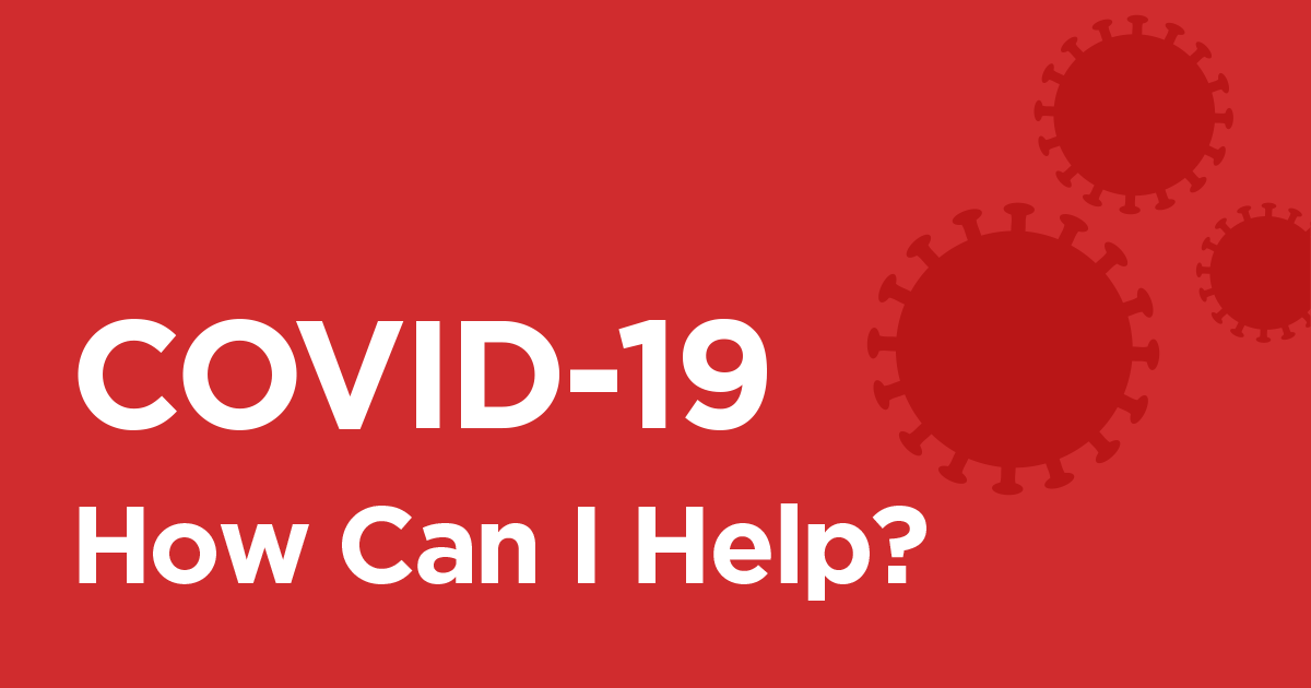 Coronavirus (COVID19) How You Can Help NJ RWJBarnabas Health