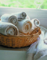 Towels in a basket