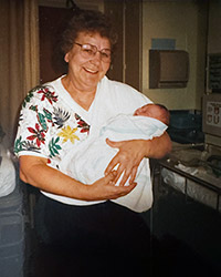 Denise Salvatore's mom with her grandson Russell