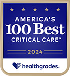 Healthgrades - RWJUH Somerset America's 100 Best Critical Care 2024