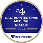 Healthgrades - RWJUH Somerset #4 in Gastrointestinal Medical 2023