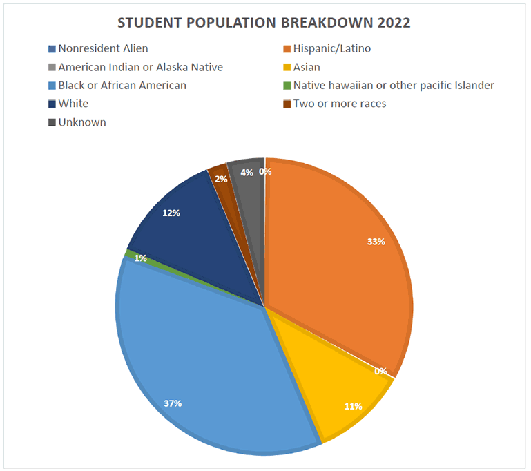 Student Population Breakdown 2022