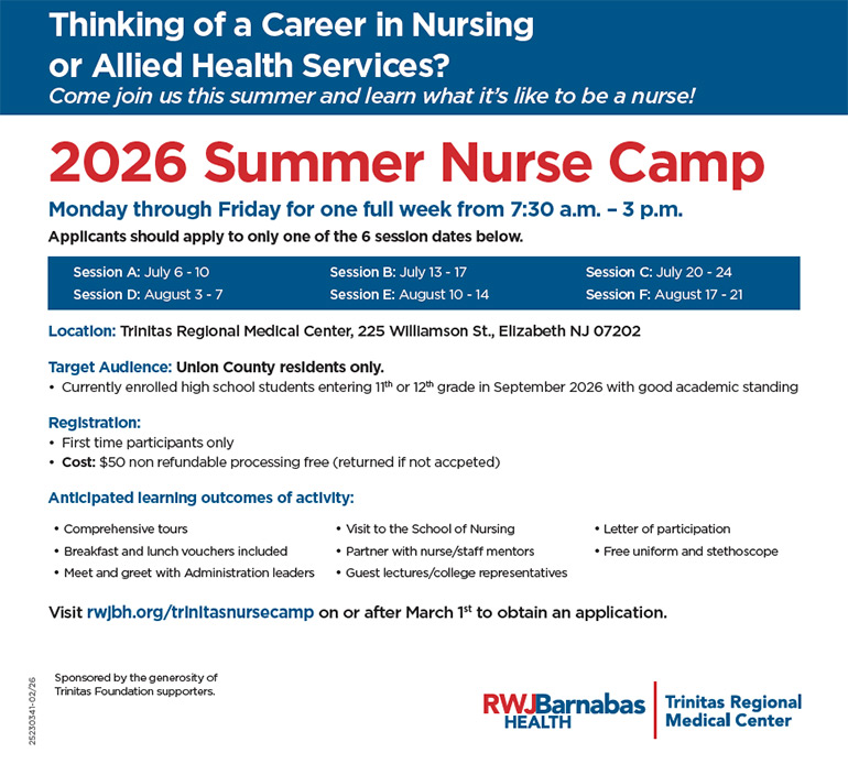 2026 Nurse Camp flyer promo
