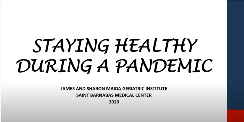 Staying Healthy During a Pandemic - New Jersey Health System