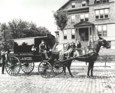 horse-drawn ambulance